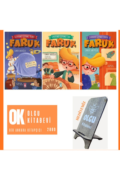 Genç Timaş 2. 3. 4. Sınıf Okuma Kitapları / Faruk Serisi 1.2.3/ 3 kitap set O...