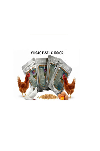 Yıldem Grup Yılsac E-Sel C 100 gr - Verim Destekleyici X 4 Adet (Civciv, Tavu...