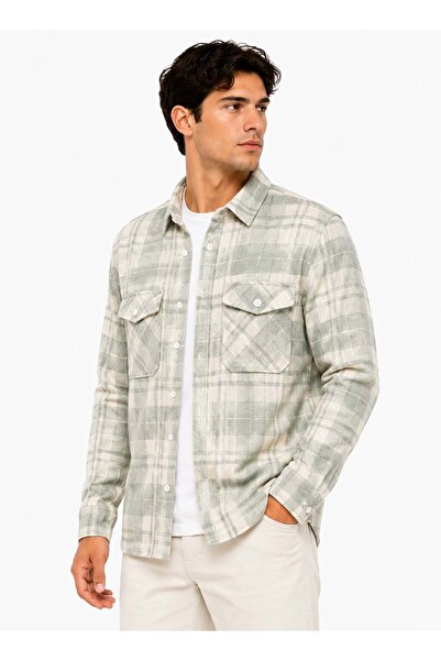 Mavi M0212134 Plaid Lumberjack Shirt Men's Shirt Green