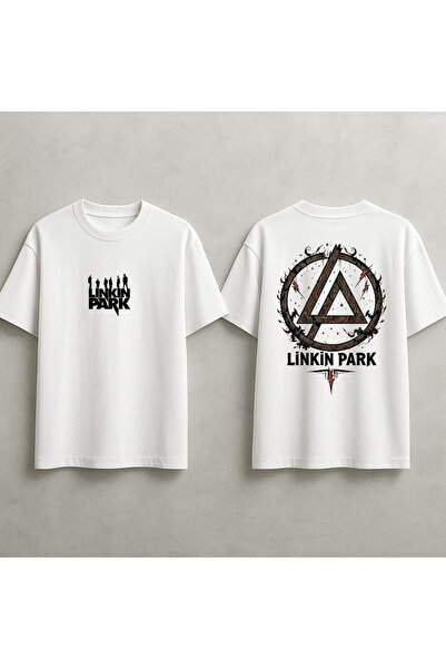 MAGORS Linki Npark Sirt Printed Oversize Unisex T-Shirt Crew Neck Cotton Wome...