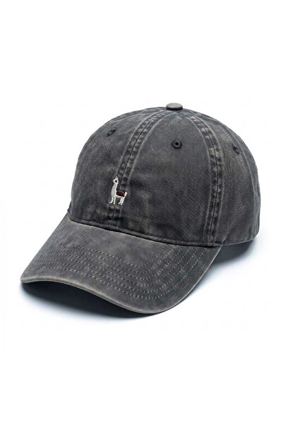 Aware Time Unisex Özle Washed Denim Cap Hat