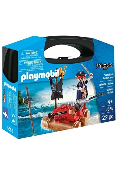 Playmobil Πειρατική Βαλίτσα με Σχεδίαση Σχεδίας Πλωτήρα (5655)