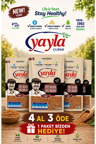 Yayla 4 Al 3 Öde Gurme Siyez Bulgur 4x500Gr