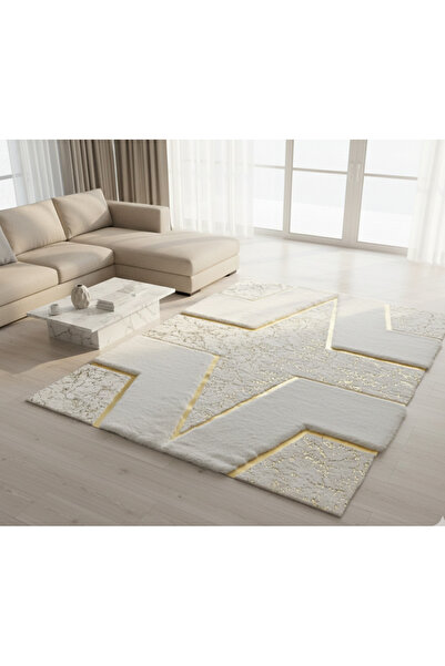 FORS HALI LUXURY FUR TAVŞAN TÜYÜ DOKULU HALI LF-2006