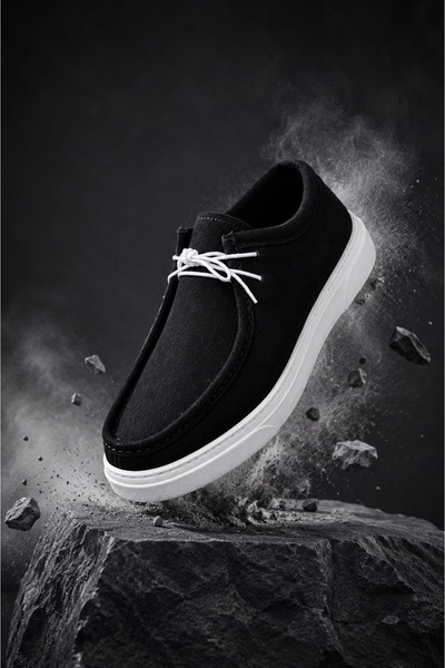 TAZELER.SHOES Men's Daily Orthopedic Stitched Sole Foggy Model Classic Shoes