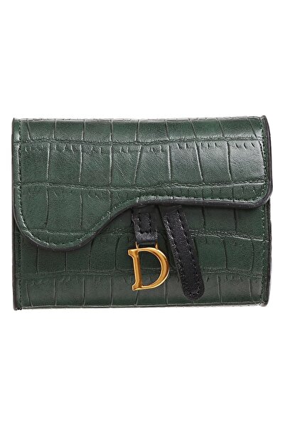 Velaris Portofel de damă verde pentru carduri, Portcard elegant și compact, M...
