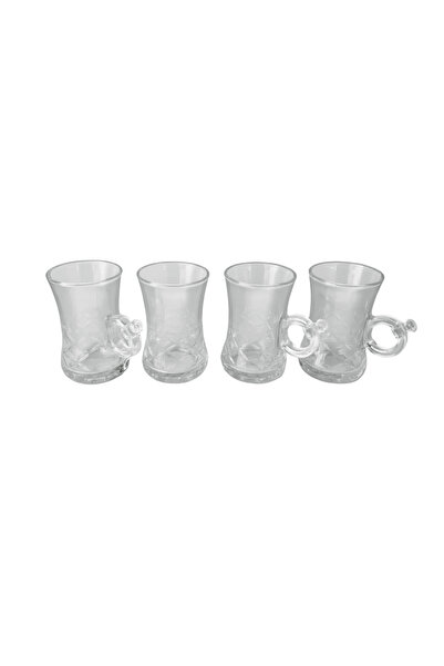 China Set of 4 Transparent Glass Bowls with Elegant Decorative Design