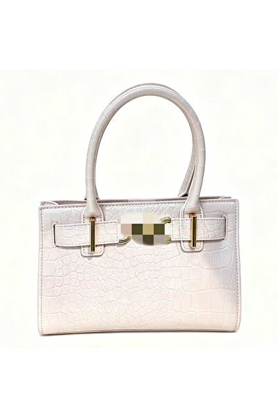 Bleco Crocodile Embossed Metal Buckle Mini Handheld Commute Bag