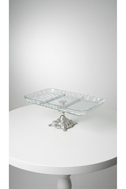 ASSA BAZAAR 10 Piece Silver Metal Stand Presentation Set