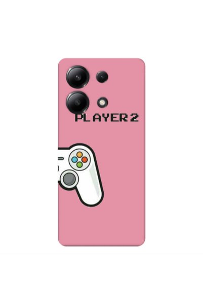 Other Xiaomi Redmi Note 13 4G Player 2 Pink Colored Silicone TPU Θήκη