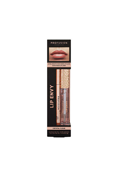 PROFUSION COSMETICS Σετ Lip Envy Crystal Clear, εξαιρετικά απαλό και λαμπερό ...