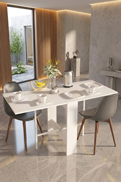 czh ceyzen home İnci Pratik Katlanır Masa Portatif Yemek ve Mutfak Masası