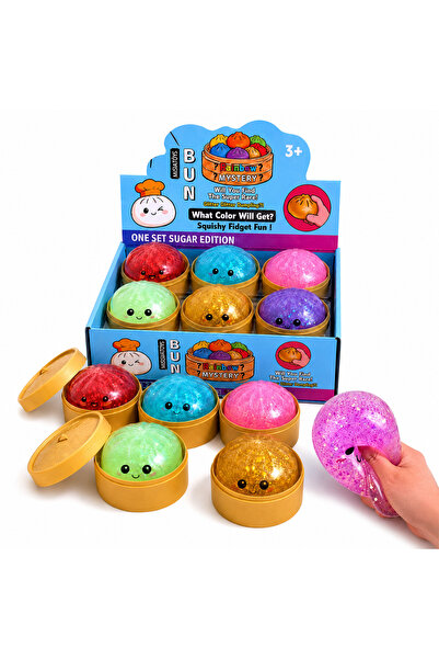 OEM Squishy Dumpling – Jucărie surpriză antistres, Cutie surpriză, Figurină m...
