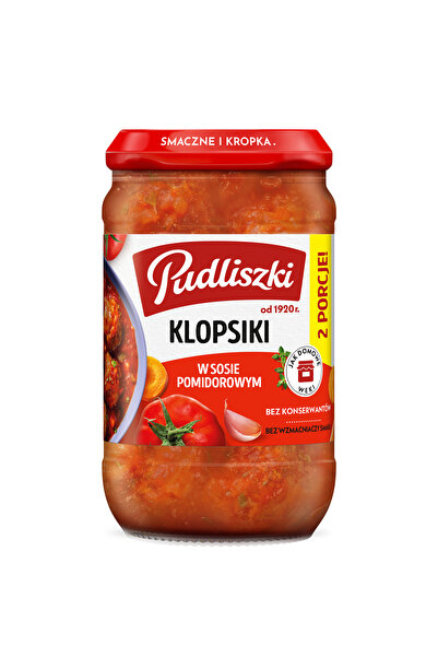 OEM Chiftele de carne, Pudliszki, klopsiki in sos de rosii, 590g, 2 portii