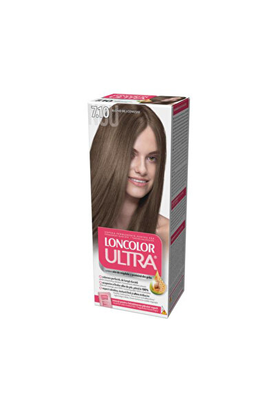 Loncolor Vopsea Permanenta pentru Par Ultra, nuanta 7.10 blond bej cenusiu