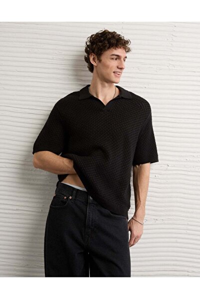 AMERICAN EAGLE AE Short-Sleeve Sweater Polo