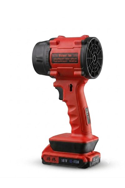 GENERAL F018-R Cordless Turbo Air Blower – 110,000 RPM High-Speed Electric Du...