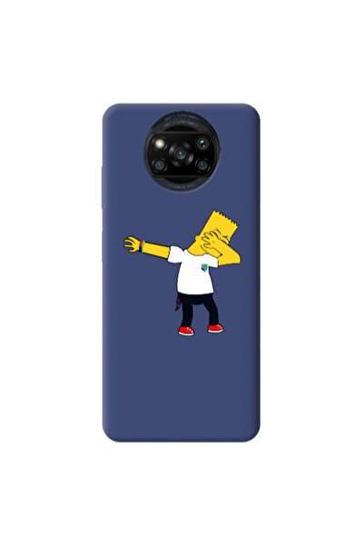 Other Xiaomi Poco X3 /X3 Pro Simpsons2 Dark blue Colored Silicone TPU Θήκη