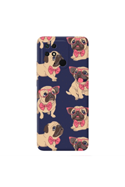 Other Xiaomi Redmi 10C Dog Spectacled Dark blue Colored Silicone TPU Θήκη