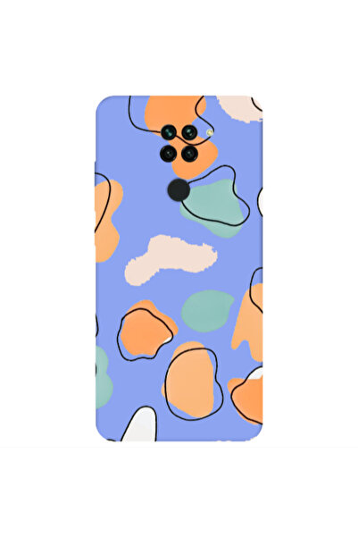 Other Xiaomi Redmi Note 9 Colorful spots Light Purple Colored Silicone TPU Θήκη