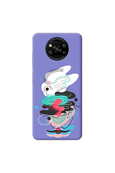 Other Xiaomi Poco X3 /X3 Pro Abstract 50 Purple Colored Silicone TPU Θήκη