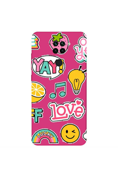 Other Xiaomi Redmi Note 9 Cute desing Fuchsia Colored Silicone TPU Θήκη