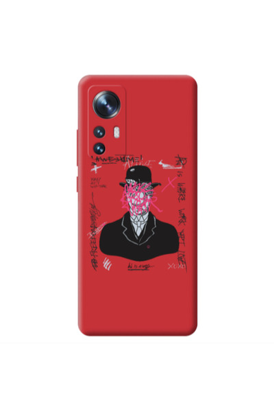 Other Xiaomi Mi 12 Awes Red Colored Silicone TPU Θήκη