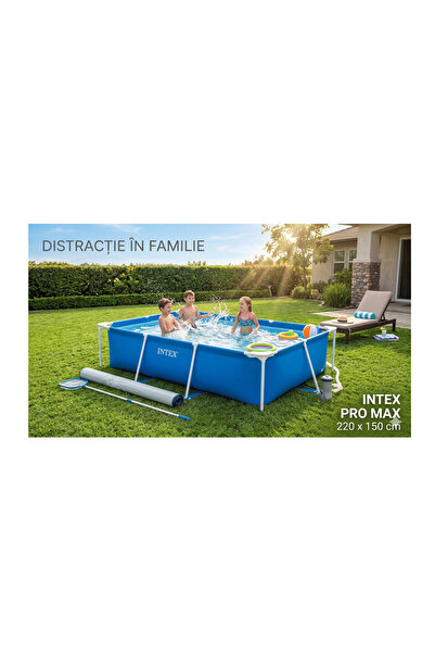 Intex Piscina cu cadru metalic Pro Max 28270NP, supraterana, dreptunghiulara,...