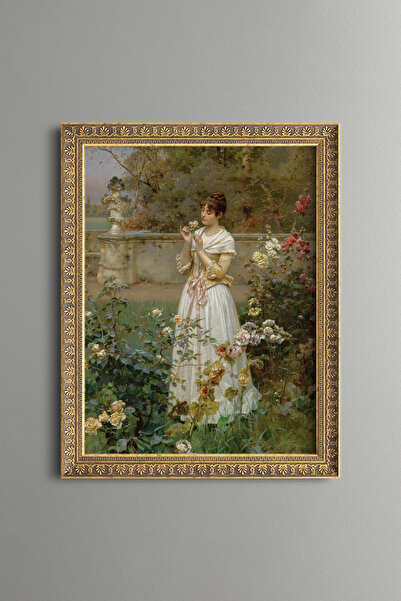 epiqart The Rose of Roses - Vintage Patterned Painting - Fine Model