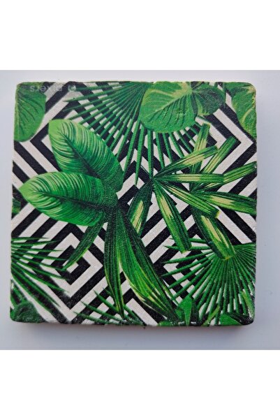 Şeker Portakalım Decorative Figured Special Size 20X20X1 cm Natural Stone Bat...