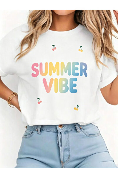 12 Teknoloji Retro Short Sleeve Round Neck Shirt Pure Top with Natural -Line ...