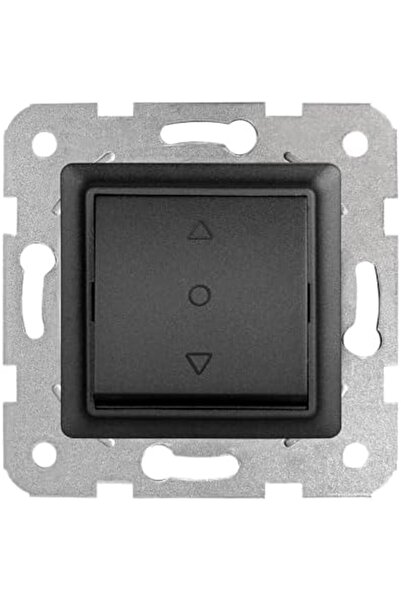 Yıldızan Mht Shop Black Single Button Blind Mechanism and Cover 1153243