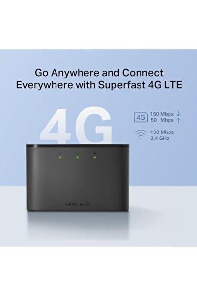 Yıldızan edl shop MT110, 4G Taşınabilir Mobil Modem, 150Mbps ye kadar İnterne...