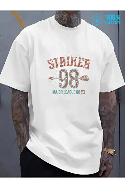 BASEPULSE Striker 98 Tee Graphic | Men'S 180G 100%, Crew Neck, Casual Style, ...