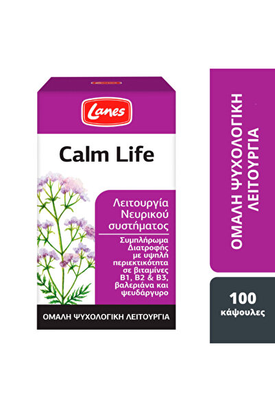Lanes Calm Life με Βιταμίνες Β1-Β2-Β3, 100caps
