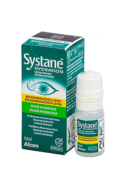 Alcon SYSTANE Hydration Χωρίς Συντηρητικά Οφθαλμικές Σταγόνες με Υαλουρονικό ...