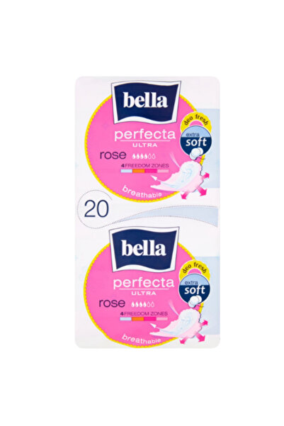 Bella Absorbant Perfecta Ultra Rose, Bella, 20 bucăți