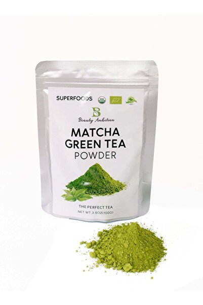 Top Choice Beauty Ambition Matcha Green Tea Powder for Energy Support