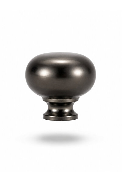 BERFİNO Mâner de mobilă de lux, afumat, cu buton, 30 mm, mâner pentru sertar ...