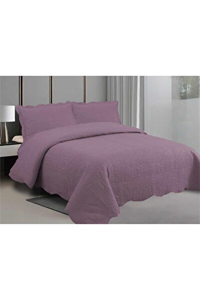 Linea Home ΣΕΤ ΚΟΥΒΕΡΛΙ ΣΑΠΙΟ ΜΗΛΟ ΜΟΝΟΧΟΧΡΩΜΟ 3 ΤΕΜΑΧΙΩΝ 220 × 240 cm + (2 )...