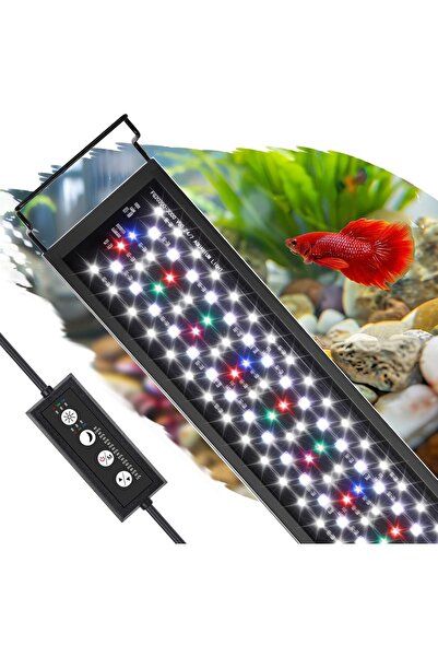 Dotail Φωτιστικό ενυδρείου LED, Πλήρους Φάσματος, 48W, για ενυδρεία 120–137 ε...