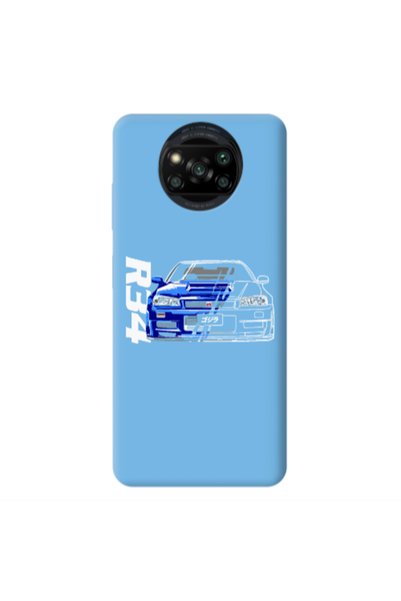 Other Xiaomi Poco X3 /X3 Pro Blue R34 Blue Colored Silicone TPU Θήκη