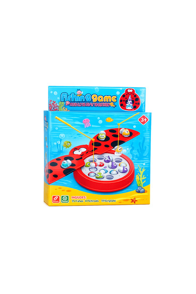 Baby Planet لعبة صيد الأسماك الدوارة التعليمية للأطفال طراز Fishing Game - مج...