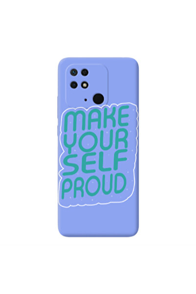 Other Xiaomi Redmi 10C Make Your Self Proud Light Purple Colored Silicone TPU...