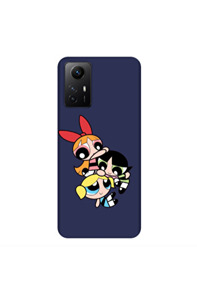Other Xiaomi Redmi Note 12s Powerpuff Dark blue Colored Silicone TPU Θήκη