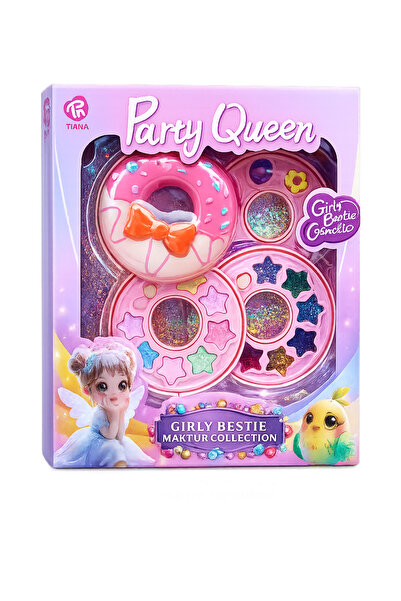 TİANA Kids Washable Donut Makeup Set - Non Toxic Safe Girls Cosmetics Kit wit...