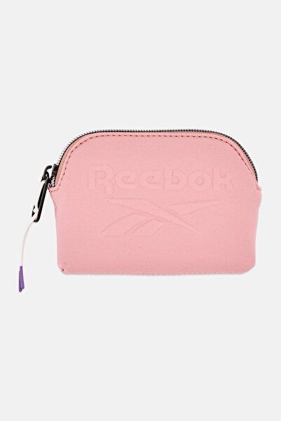 Reebok محفظة نسائية تحمل شعار الماركة، لون وردي فاتح