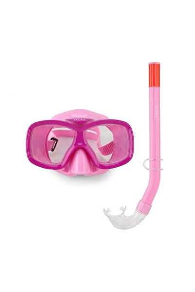 OEM Mască de Înot și Snorkeling, 6-12 ani, Roz, Vizibilitate Clară și Fixare ...