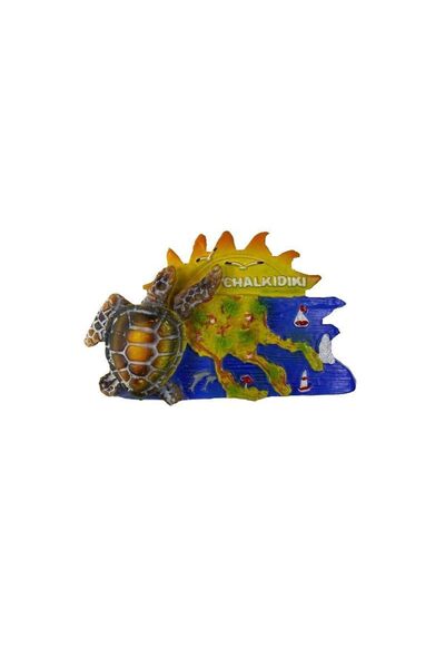 Tradesor Tουριστικό μαγνητάκι Souvenir - Σετ 12pcs - Resin Magnet - Chalkidik...
