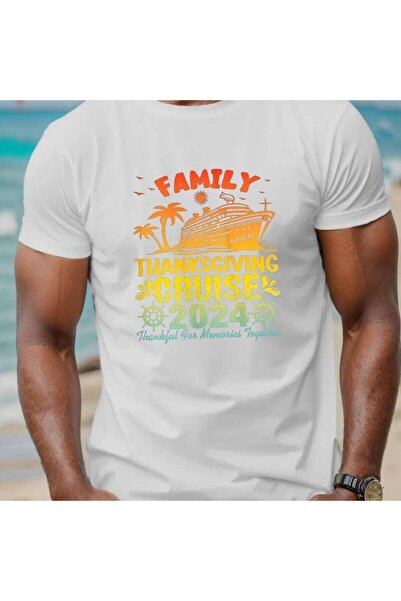 23 nisan تي شيرت رجالي صيفي بأكمام قصيرة لعام 2024 من Family Thanksgiving Cruise